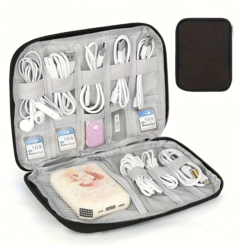 1pc Cable Organizer Case Multi - Tech Accessories Travel Organizer Pouch ulasan dan harga