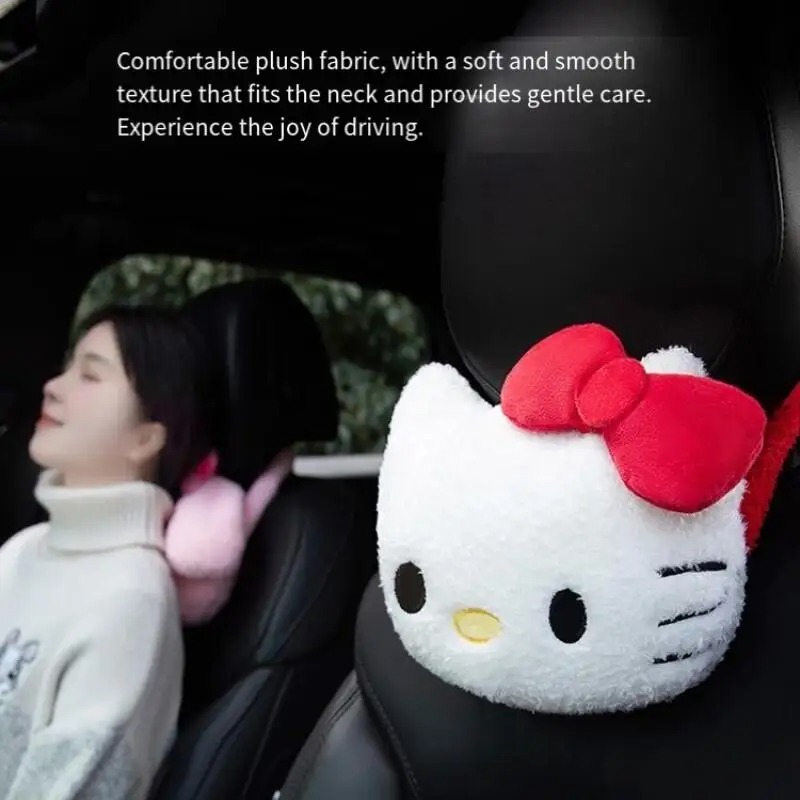 Sanrio Car Headrest Neck Pillo - Kawaii Tech Accessories ulasan dan harga