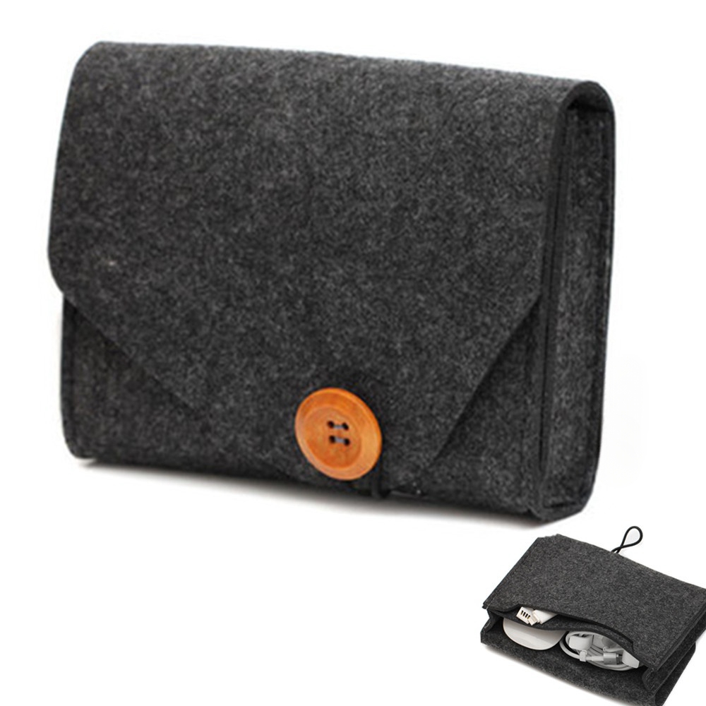 Portable Felt Storage Bag Outd - Tech Accessories Case ulasan dan harga