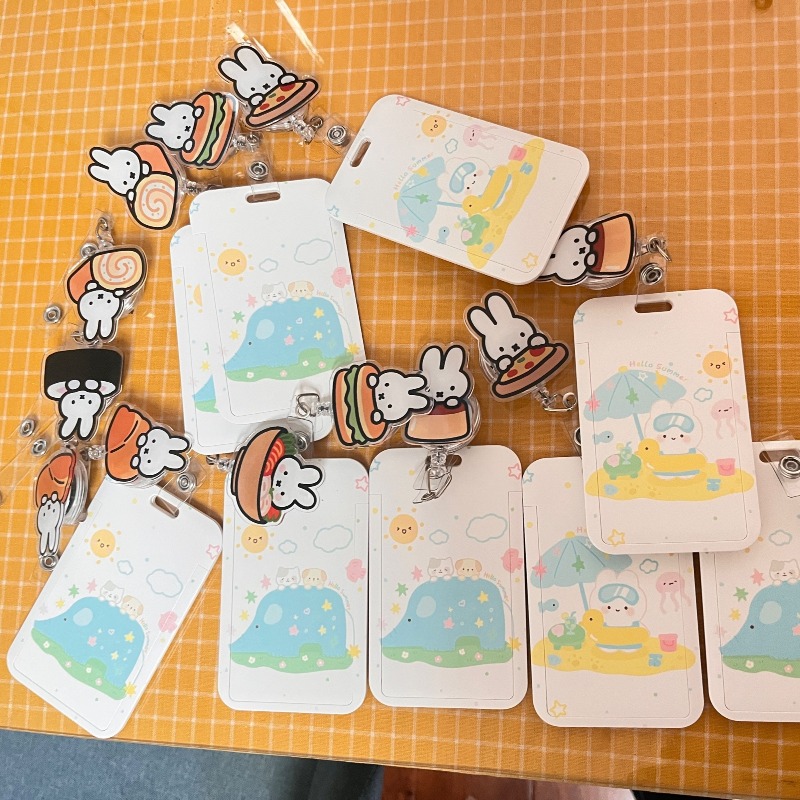 Kawaii Miffy Retractable ID Ba - Kawaii Tech Accessories ulasan dan harga
