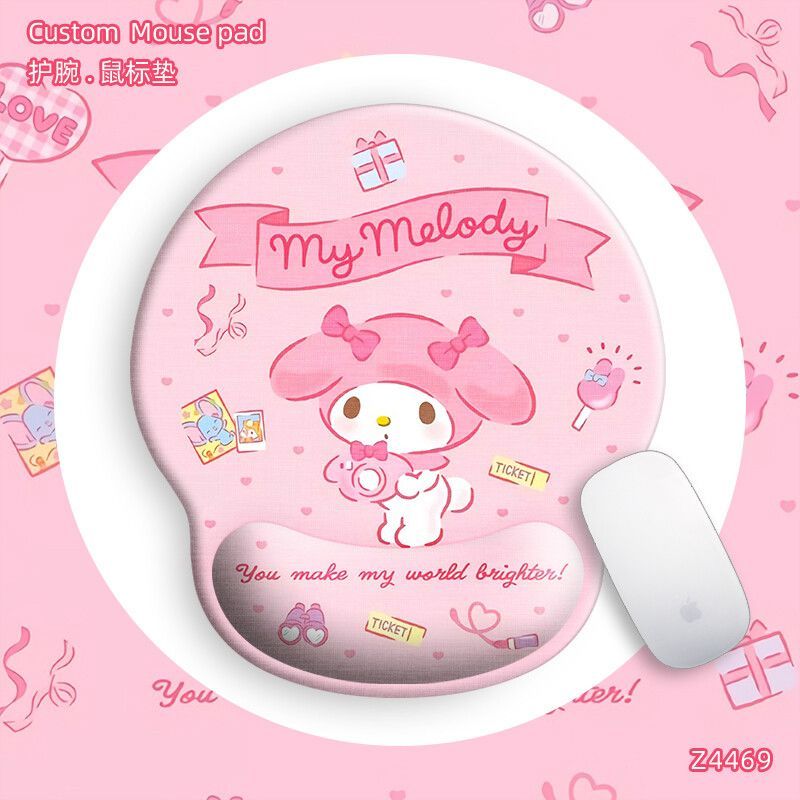 Cute Character Wrist Mouse Pad - Kawaii Tech Accessories ulasan dan harga