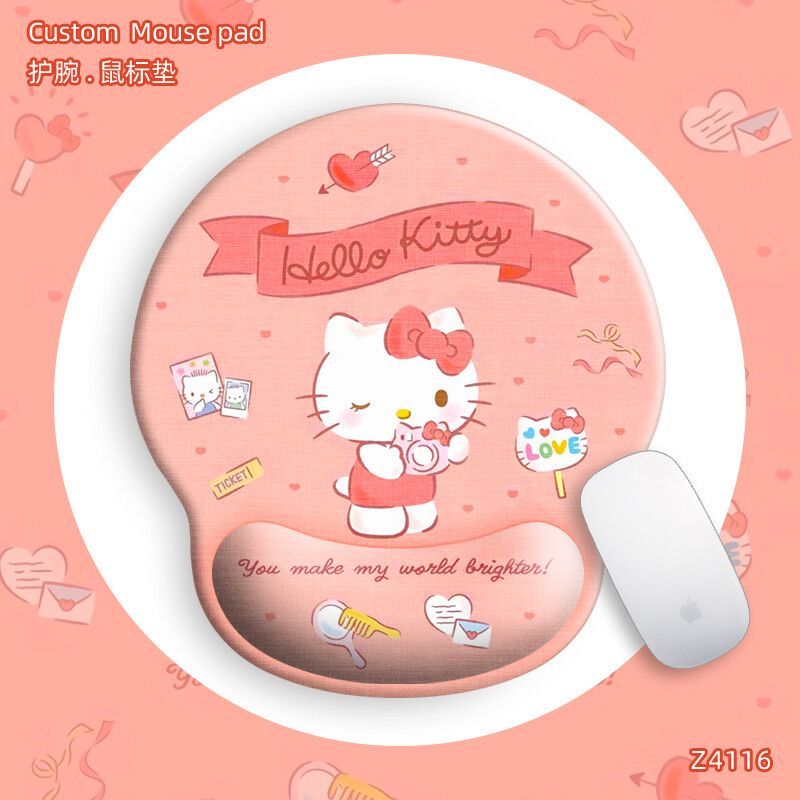 Cute Character Wrist Mouse Pad - Kawaii Tech Accessories ulasan dan harga