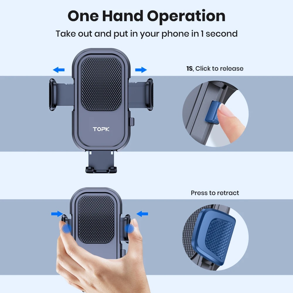 TOPK Car Phone Holder Mount fo - Mobile Tech Accessories ulasan dan harga
