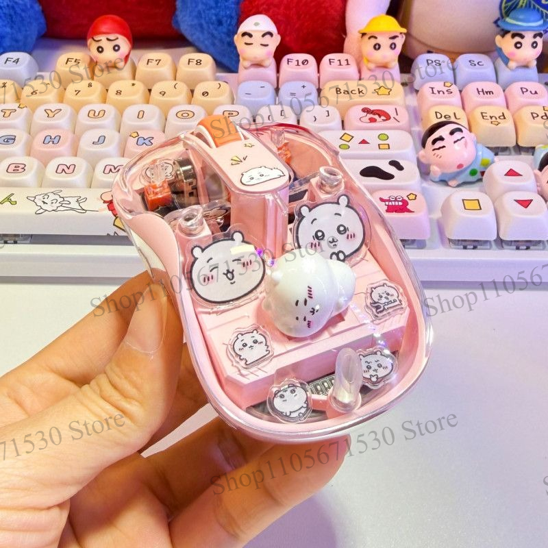 Kawaii Chiikawa Pink Transpare - Kawaii Tech Accessories ulasan dan harga
